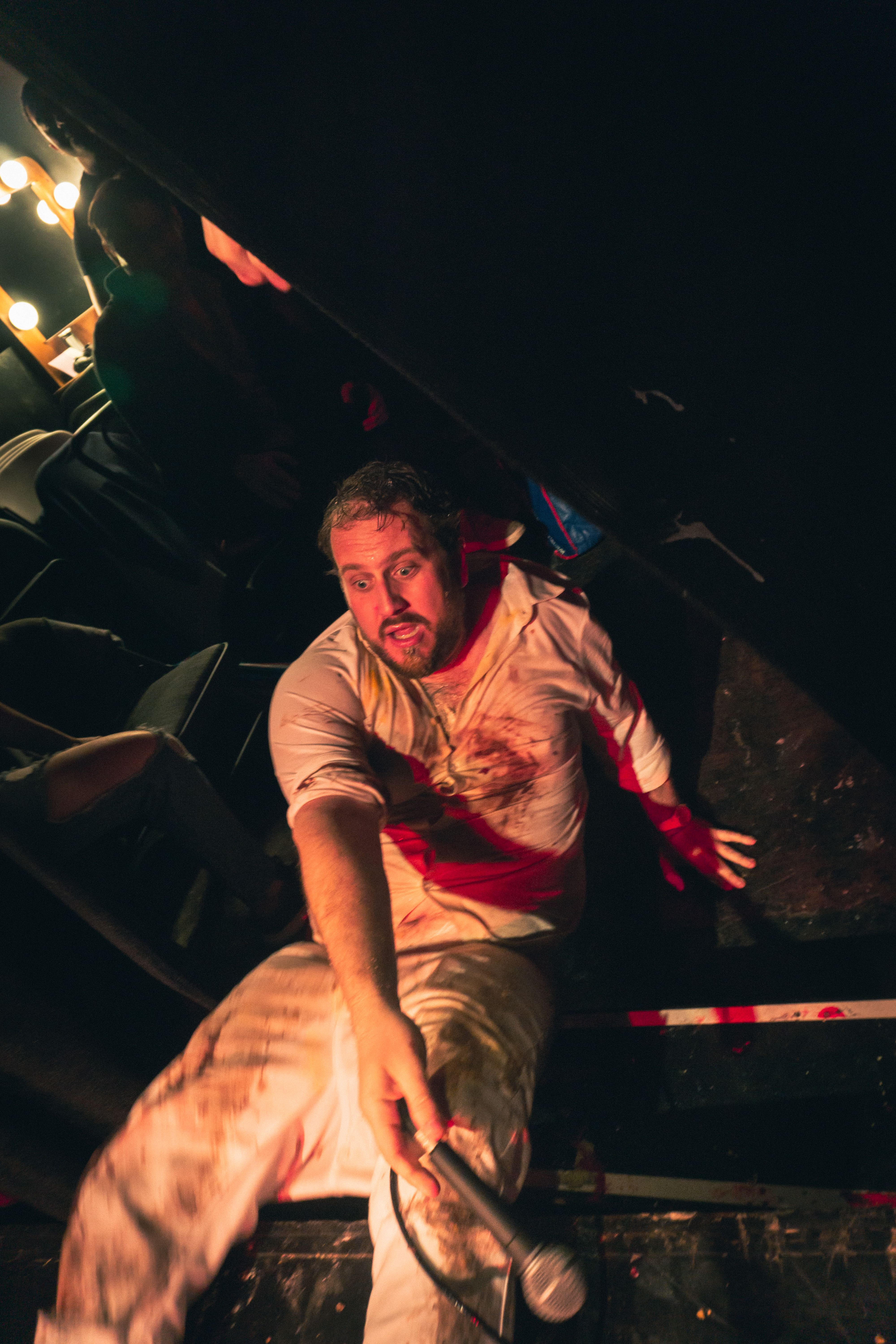Got drug off stage!